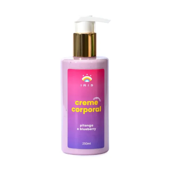 Creme corporal hidratante pitanga e blueberry