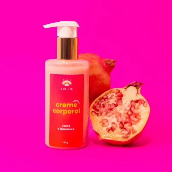 Creme corporal hidratante romã e damasco - Imagem 2