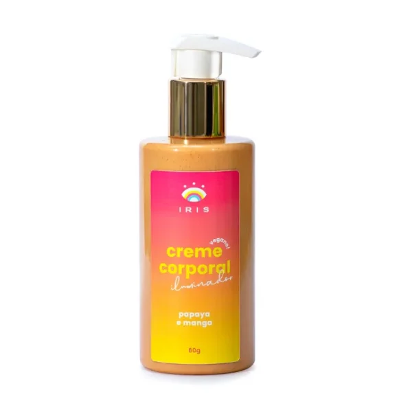 Creme corporal iluminador papaya e manga