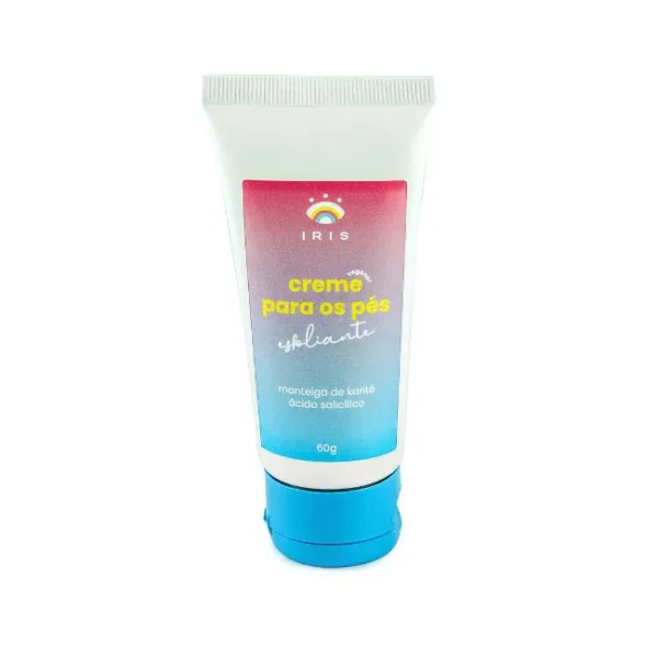 Creme esfoliante para os pés com ácido salicílico