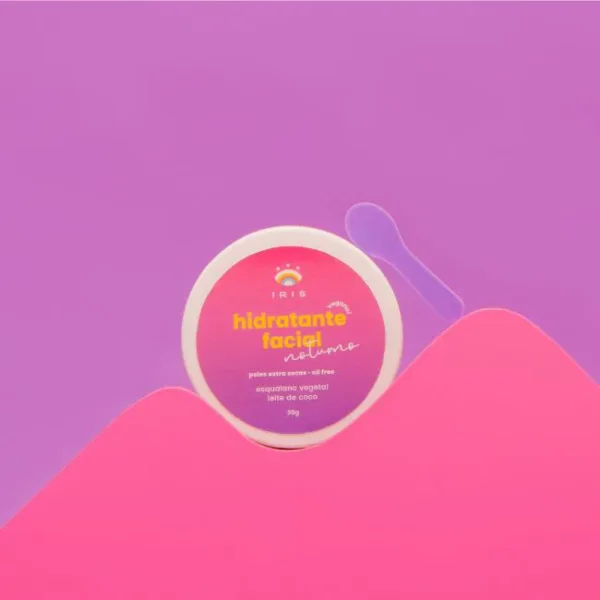 Hidratante facial noturno oil free com esqualano vegetal - Imagem 2