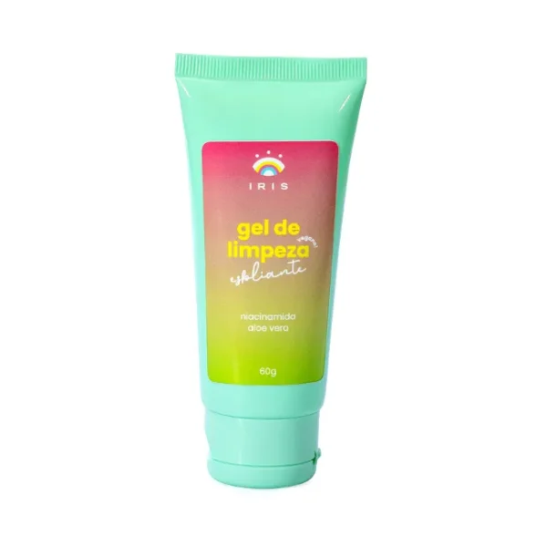 Gel de limpeza esfoliante com niacinamida