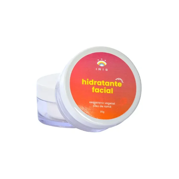Hidratante facial com esqualano vegetal toque seco