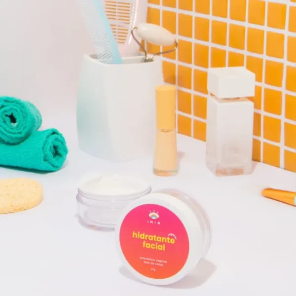 Hidratante facial com esqualano vegetal toque seco - Imagem 3
