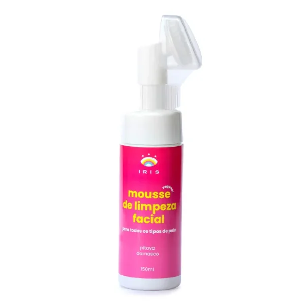 Mousse de limpeza com pitaya
