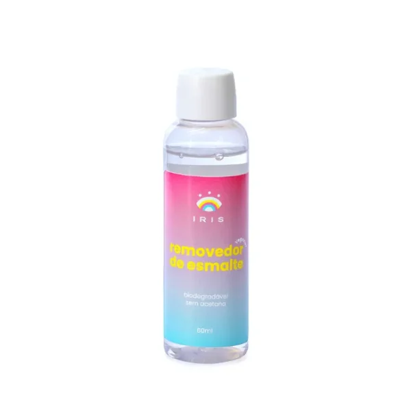 Removedor de esmalte biodegradável sem acetona