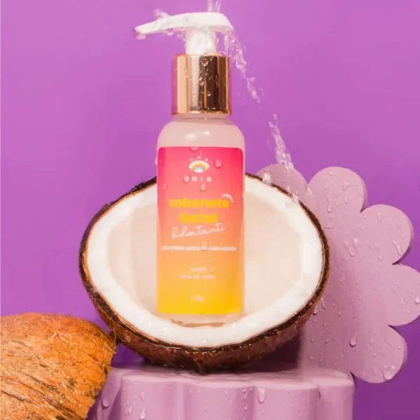 sabonete facial hidratante com leite de coco - Imagem 3