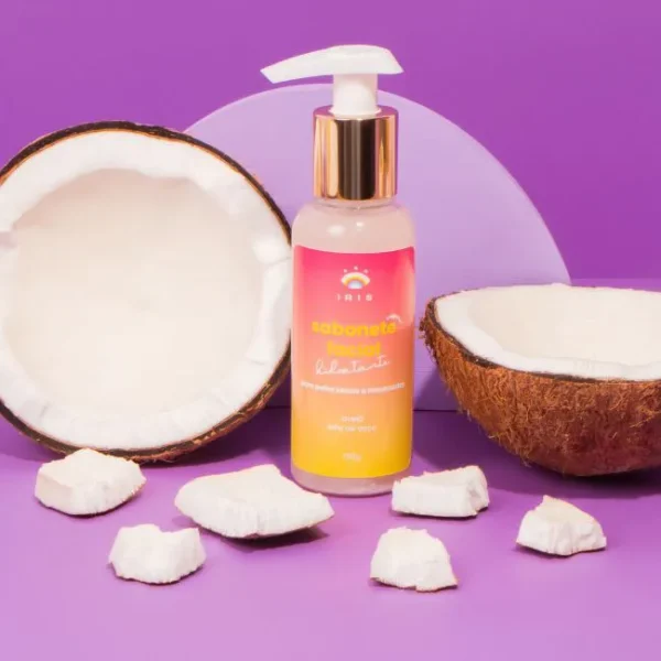 sabonete facial hidratante com leite de coco - Imagem 2