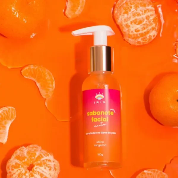 Sabonete líquido facial neutro com tangerina - Imagem 2